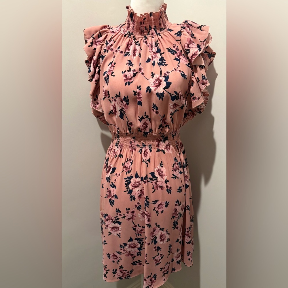 Kate Spade Pink Sleeve- Less Sundress